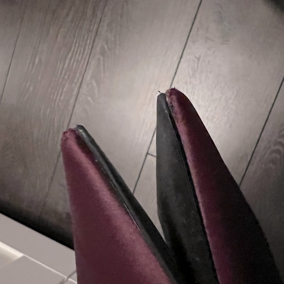 Zara satin and velvet mules - Picture 5 of 5